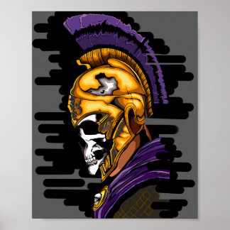 Skull Warrior Poster