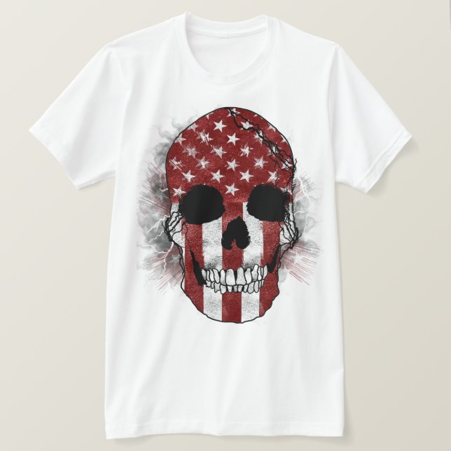 Skull Warrior Soldier T-Shirt (Design Front)