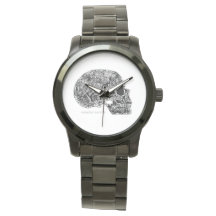 skull watch