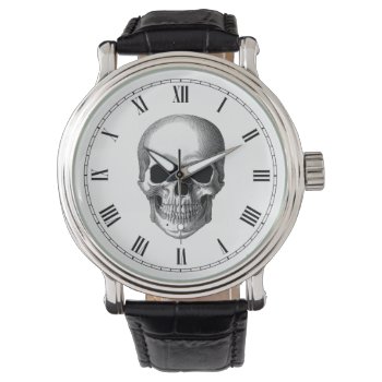 Skull Watch by TimeEchoArt at Zazzle