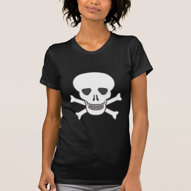 Skull Wearing Braces Shirt (Front)