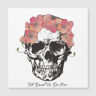 Skull Wedding Poppies