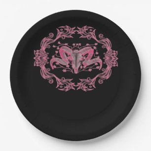 Skull Whimsigoth Aesthetic Paper Plates