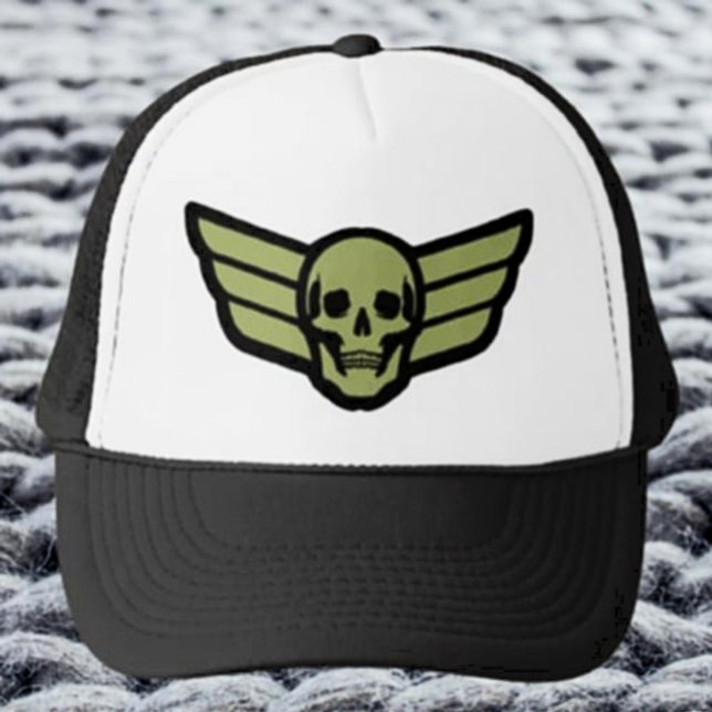 Skull Wings Trucker Hat (Creator Uploaded)