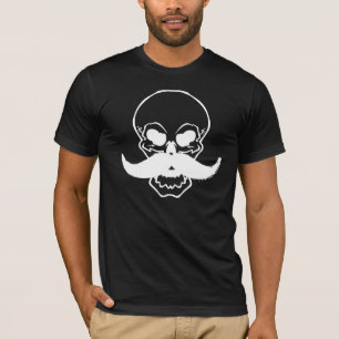 Skull with a mustache T-Shirt