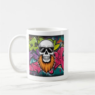 Skull with Beard Mug