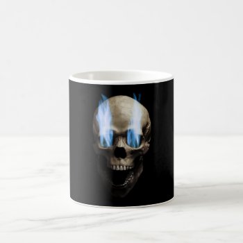 Skull With Blue Flame Coffee Mug by UDDesign at Zazzle