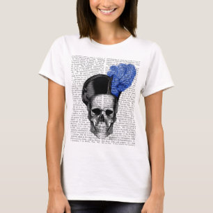 Skull with Blue Hat T-Shirt