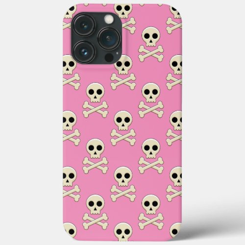 Skull with Bones iPhone 13 Pro Max Case