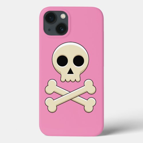 Skull with Bones iPhone 13 Case