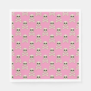 Skull with Bones Napkins