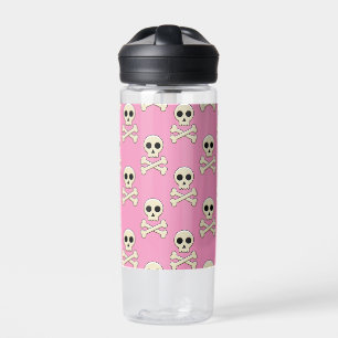 Skull with Bones Water Bottle