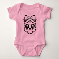 Skull with Bow