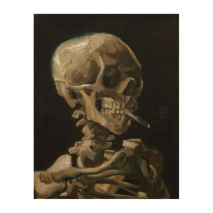Skull with Burning Cigarette Vincent van Gogh Art