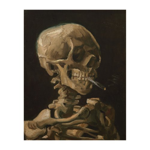 Skull with Burning Cigarette Vincent van Gogh Art