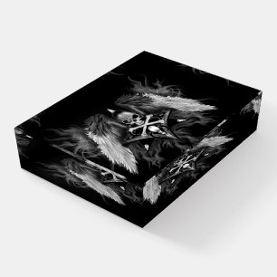 Skull with Crossbones Paperweight