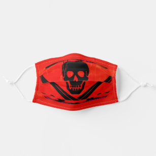 Skull with Crossed Swords Adult Cloth Face Mask