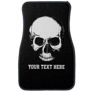 Skull floor deals mats for cars