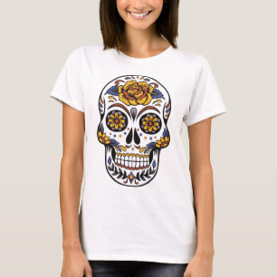 Skull with Flowers T-Shirt