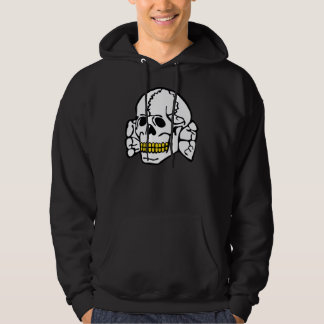 Skull with Gold Grill Hooded Sweatshirt