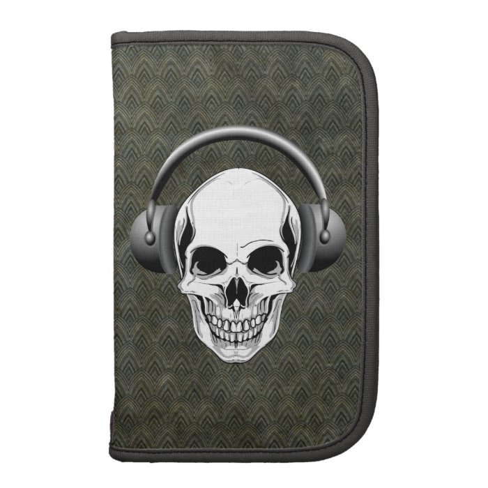 Skull with Headphones Planners