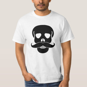 Skull with Mustache T-Shirt