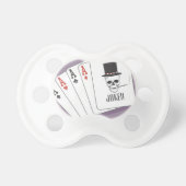 Skull with Top Hat & Cigarette Pacifier (Front)