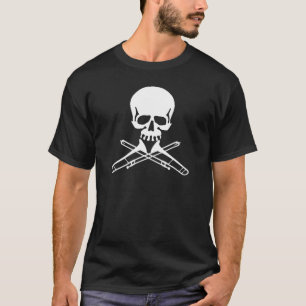 Skull with Trombones as Crossbones T-Shirt