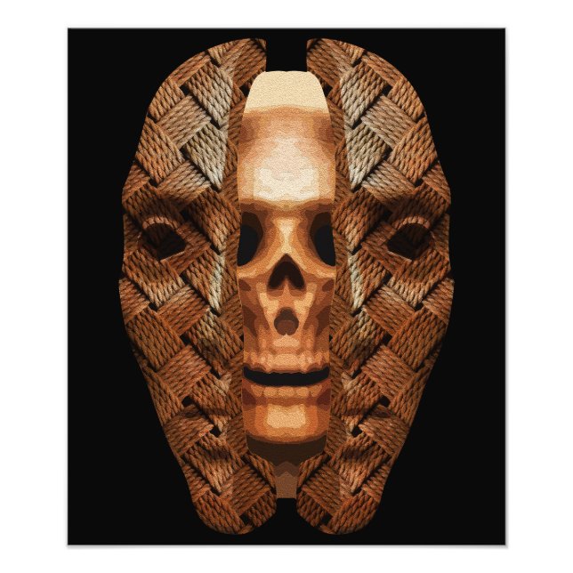 Skull Within: Unveiling Inner Complexity Photo Print (Front)