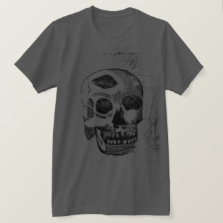 Skull Wood Block Print T-shirt
