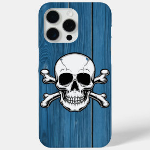 Skull,Wooden iPhone 15 Pro Max Case