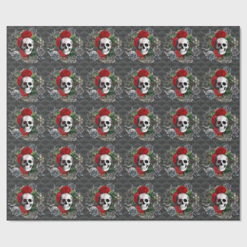 Skull Wrapping Paper | Zazzle