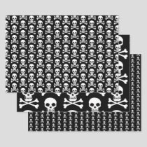 Skull Wrapping Paper Set