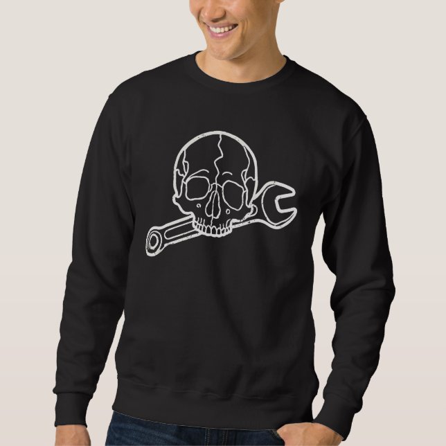 Skull Wrench  Sweatshirt (Front)
