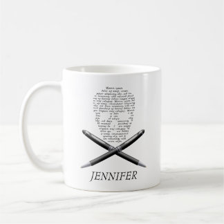 Skull Writer Coffee Mug