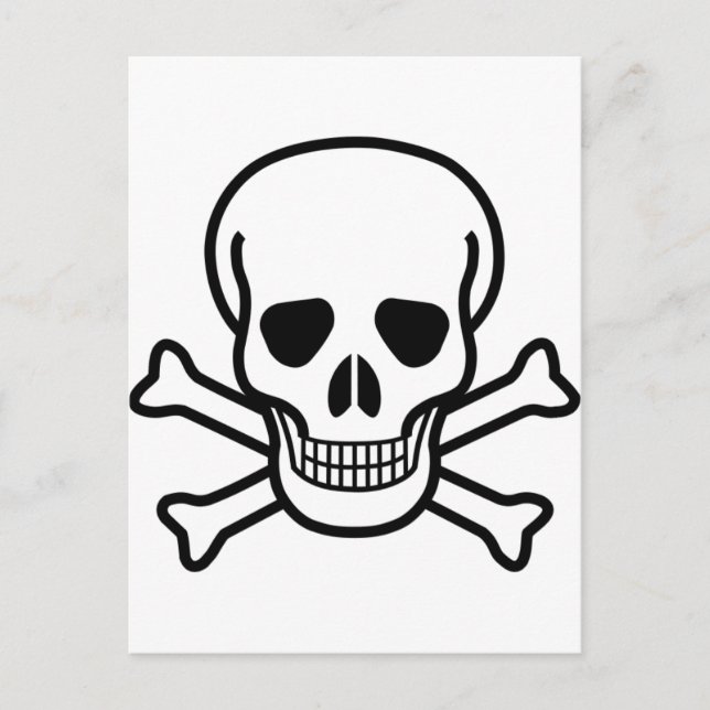 Skull x Crossbones Postcard (Front)
