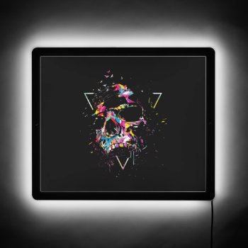 Skull X Led Sign by bsolti at Zazzle