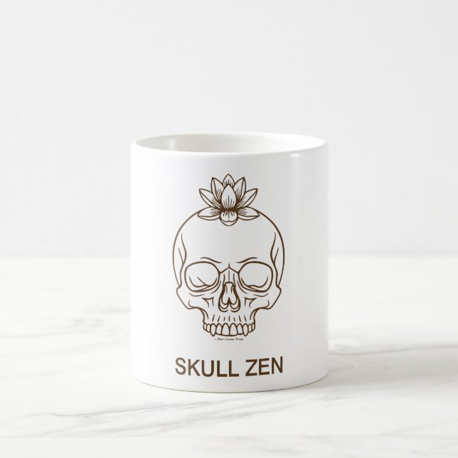 Skull Zen Coffee Mug (Center)