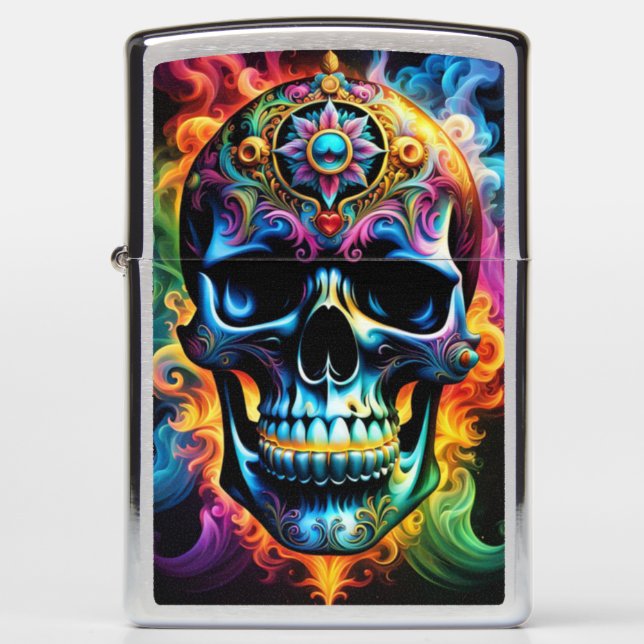 Skull Zippo Lighter (Front)
