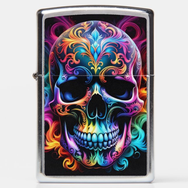 Skull Zippo Lighter (Front)