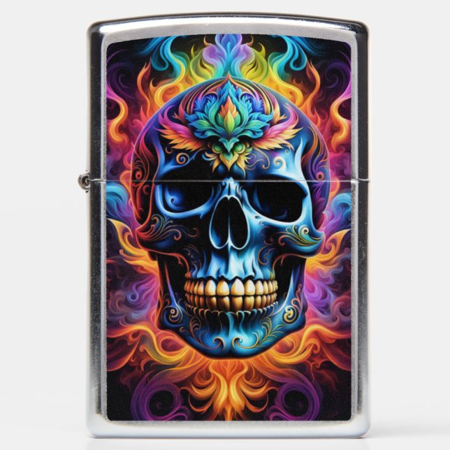 Skull Zippo Lighter (Front)