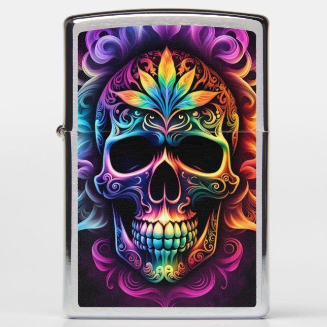Skull Zippo Lighter (Front)