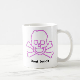 skullandbones, Dont touch Coffee Mug