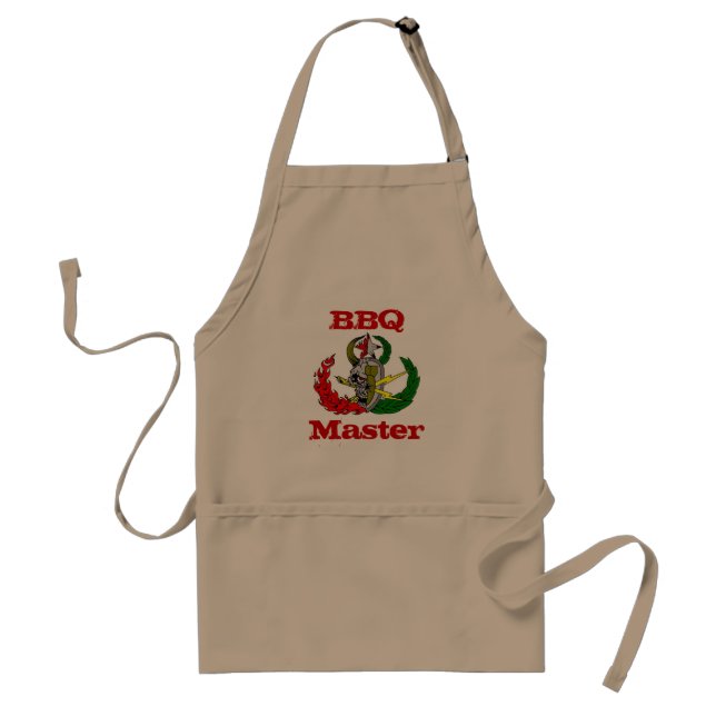 SkullCrab, BBQ, Master, EOD Adult Apron (Front)