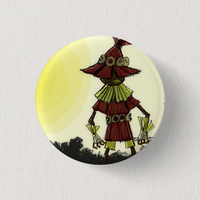 Skullkid Leafs the Forest Button (Front)