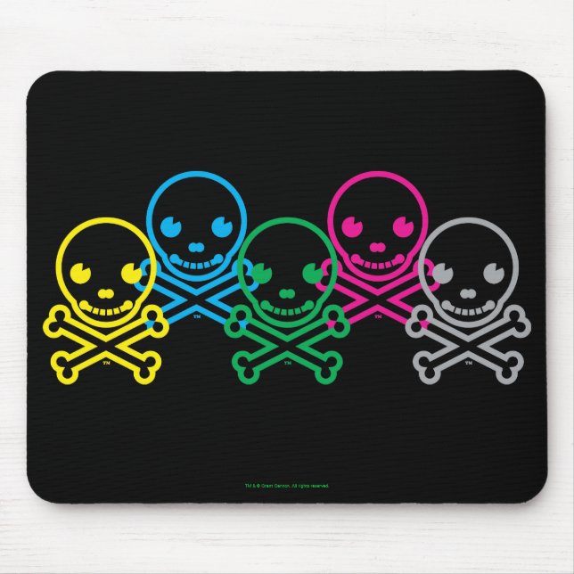 SkullKrush™ 30s O Lim Pix Mousepad (Front)