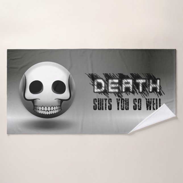 Skullmoji bath towel (Bath Towel)