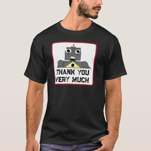 Skullnskin Graphics "Roboto" T-Shirt (Front)
