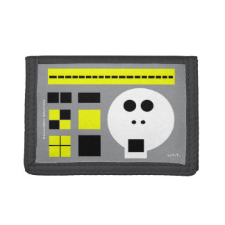 Skullnskin Graphics - Skull Code - Wallet (Yellow)