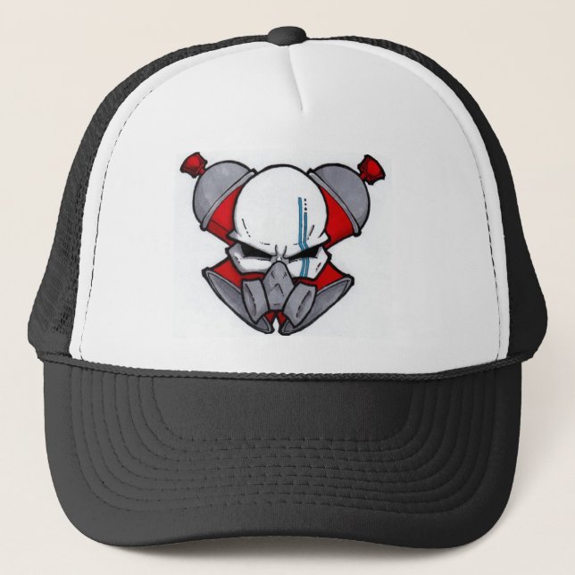 skullpaint trucker hat (Front)